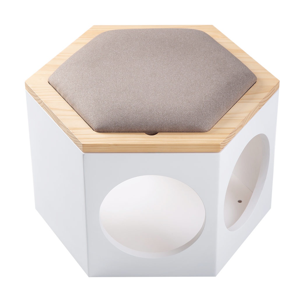 MYZOO マイズー 六角ハウス スツール ローテーブル キャットウォーク