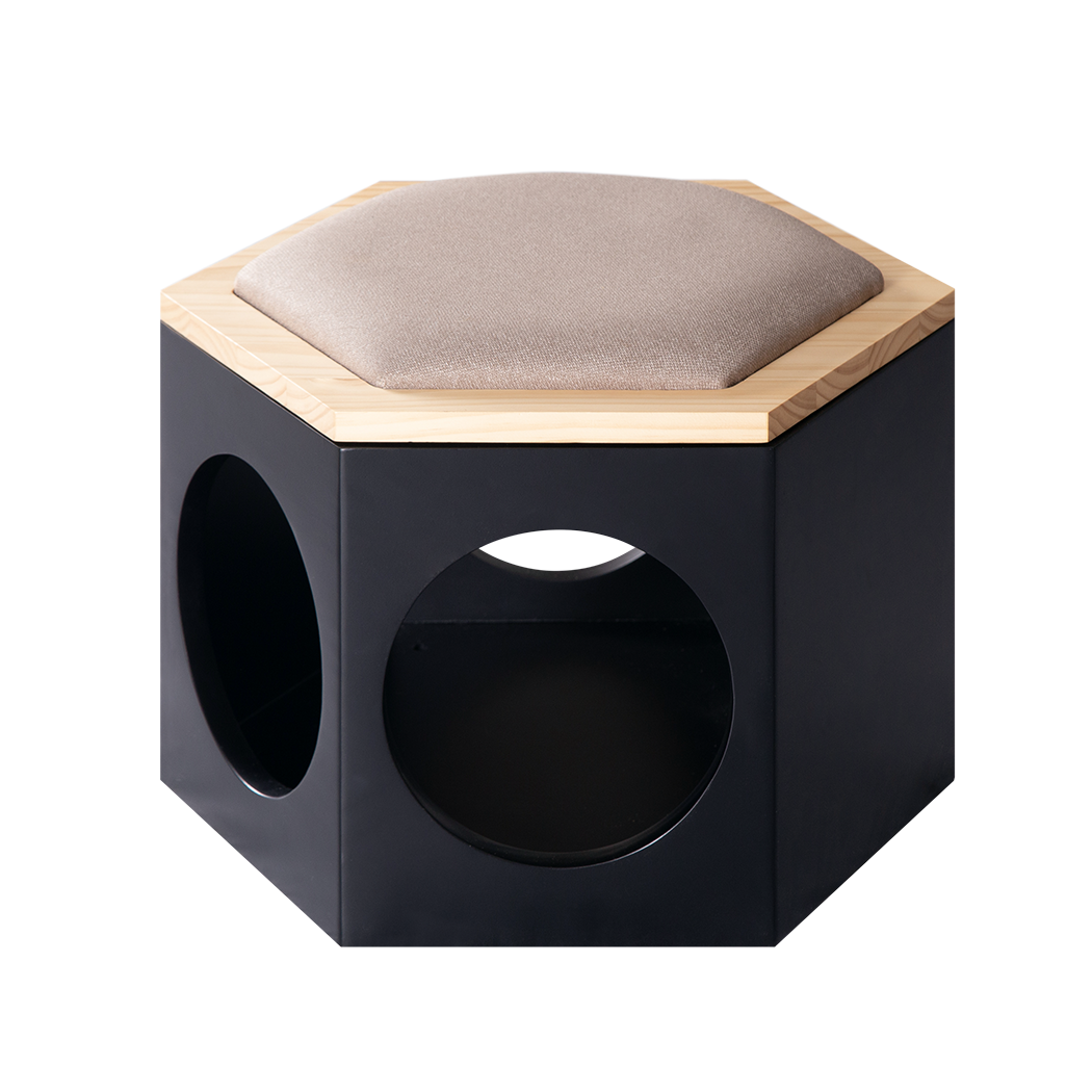 MYZOO マイズー 六角ハウス スツール ローテーブル キャットウォーク