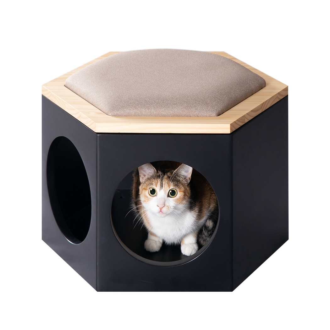 MYZOO マイズー 六角ハウス スツール ローテーブル キャットウォーク