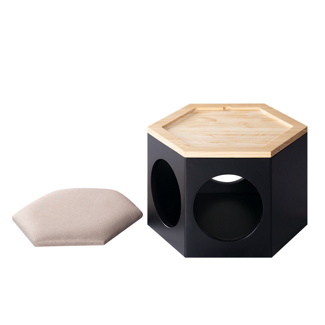 MYZOO マイズー 六角ハウス スツール ローテーブル キャットウォーク