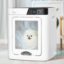 PePe ペット ドライルーム 軽量 ペットハウス ドライヤー ボックス ペットドライルーム ケアシャワー エアシャワー ワンタッチ 静音設計簡単水洗い可 ストレスフリー 広々 水抜き スライドドア ハウス