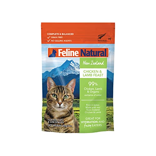 フィーラインナチュラル Feline Natural プレミアムパウチ キャットフード チキン&ラム 85g 【12袋セット】